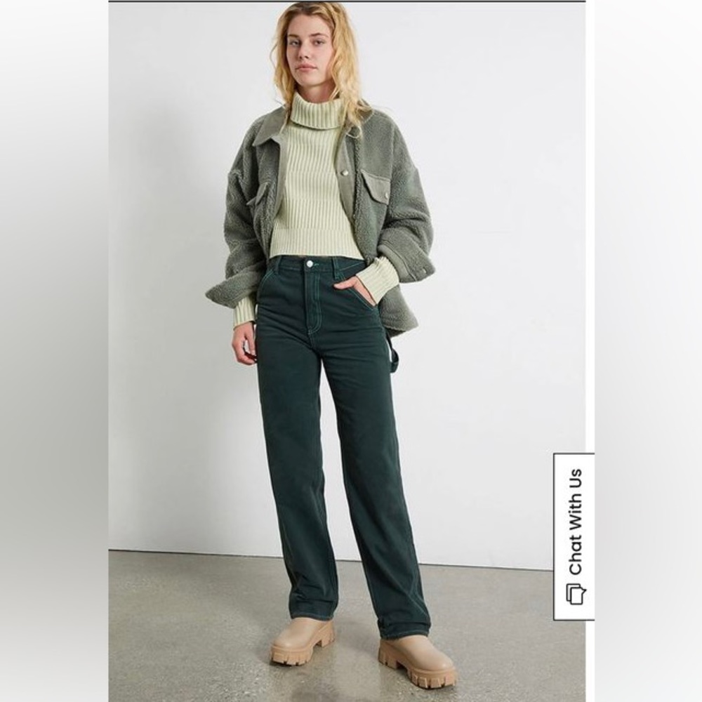 Pacsun Eco Green boyfriend carpenter pants size 27 brand new! Tags on!